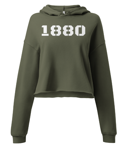 Antwerp Cropped Hoodie 1880 Stone