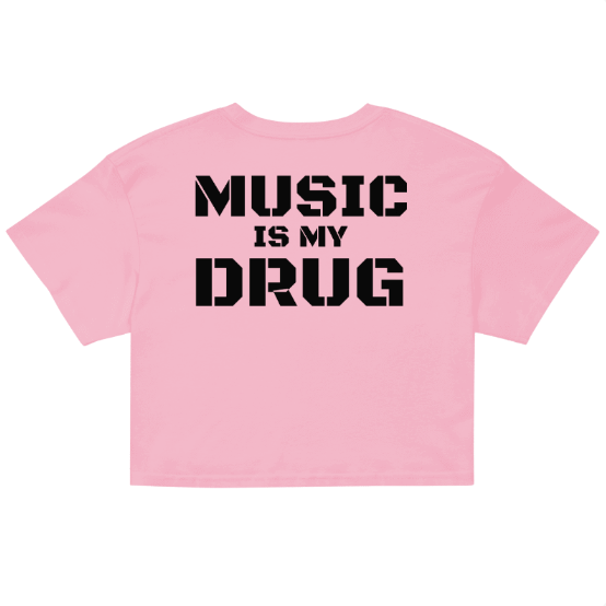Techno Cropped T-shirt Music D