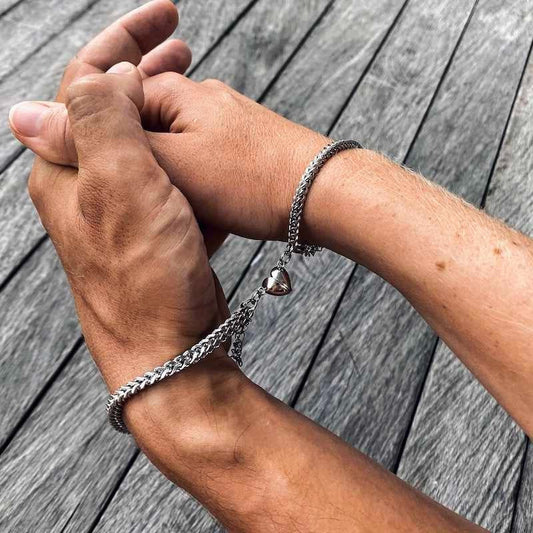 Ibiza Magnetic Heart Bracelet Set - Perfect for couples