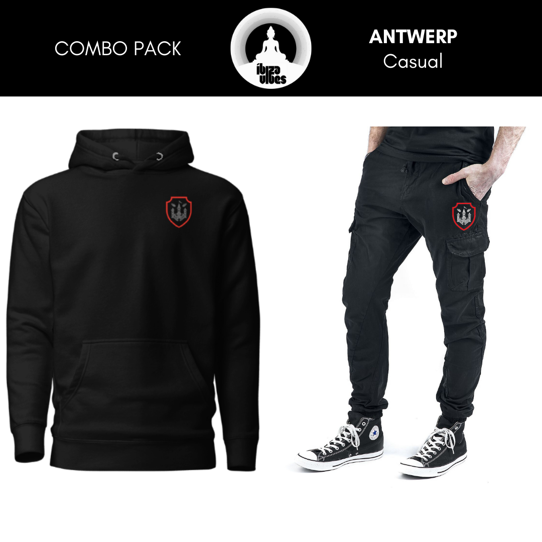 Antwerp Combo Pack Casual ( Embroidered Front )