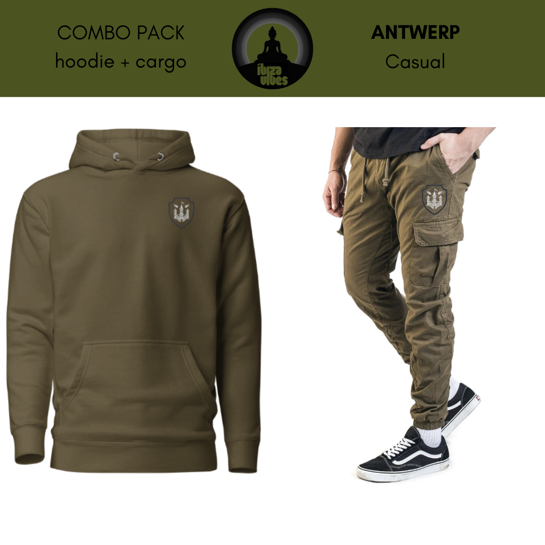 Antwerp Combo Pack Casual ( Embroidered Front )