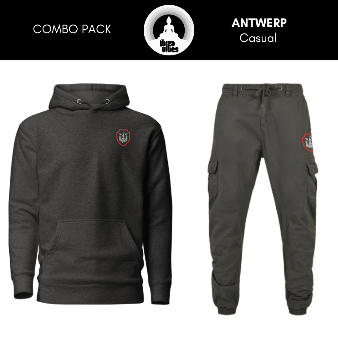 Antwerp Combo Pack Casual ( Embroidered Front )