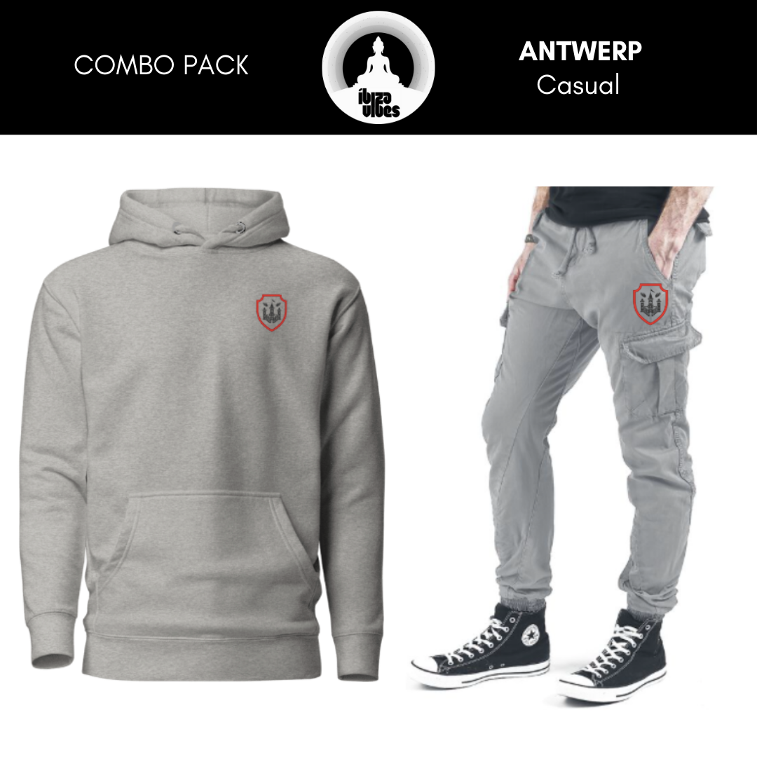 Antwerp Combo Pack Casual ( Embroidered Front )