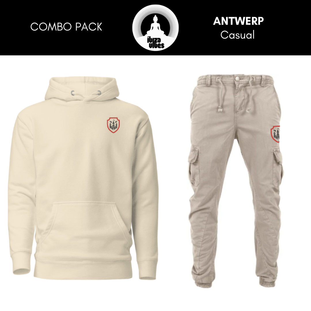 Antwerp Combo Pack Casual ( Embroidered Front )