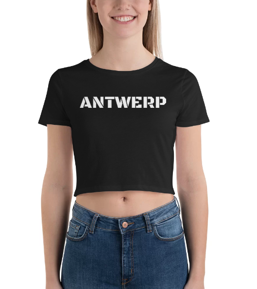 Antwerp Cropped T-shirt Stone