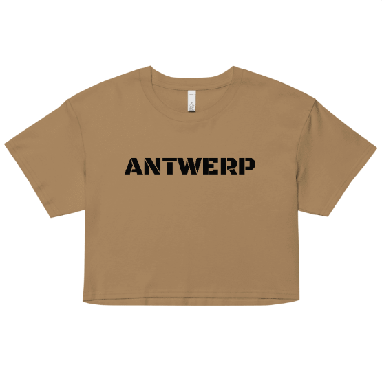 Antwerp Cropped T-shirt Stone