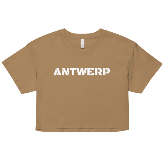 Antwerp Cropped T-shirt Stone