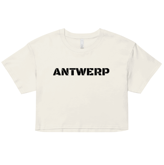 Antwerp Cropped T-shirt Stone