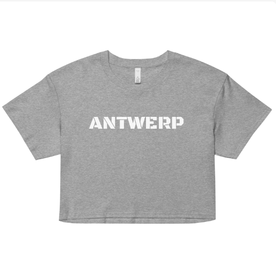 Antwerp Cropped T-shirt Stone