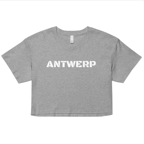 Antwerp Cropped T-shirt Stone Kids