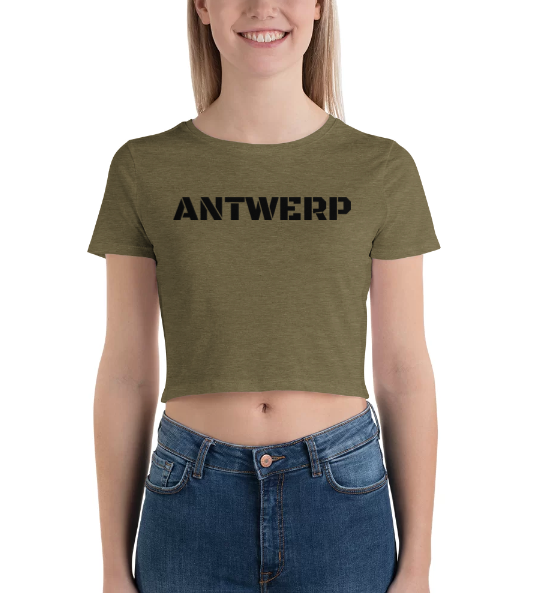 Antwerp Cropped T-shirt Stone