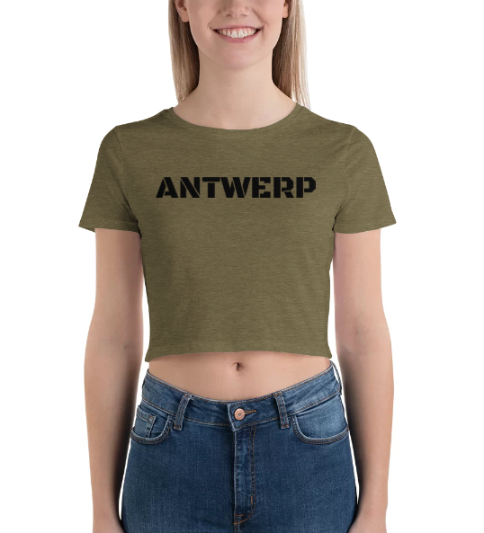 Antwerp Cropped T-shirt Stone Kids