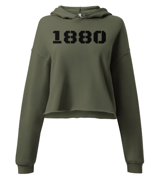 Antwerp Cropped Hoodie 1880 Stone
