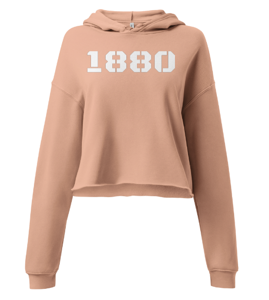 Antwerp Cropped Hoodie 1880 Stone