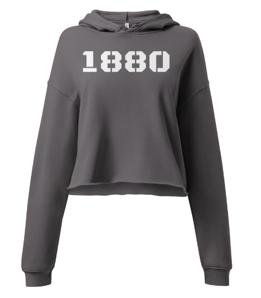 Antwerp Cropped Hoodie 1880 Stone