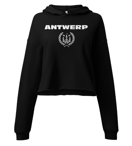 Antwerp Cropped Hoodie Shield