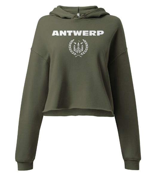 Antwerp Cropped Hoodie Shield