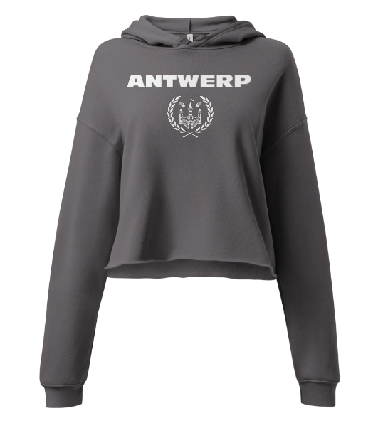 Antwerp Cropped Hoodie Shield