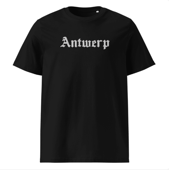 Antwerp T-shirt "Ro Nal Din Ho" (Embroidered Front & Back)