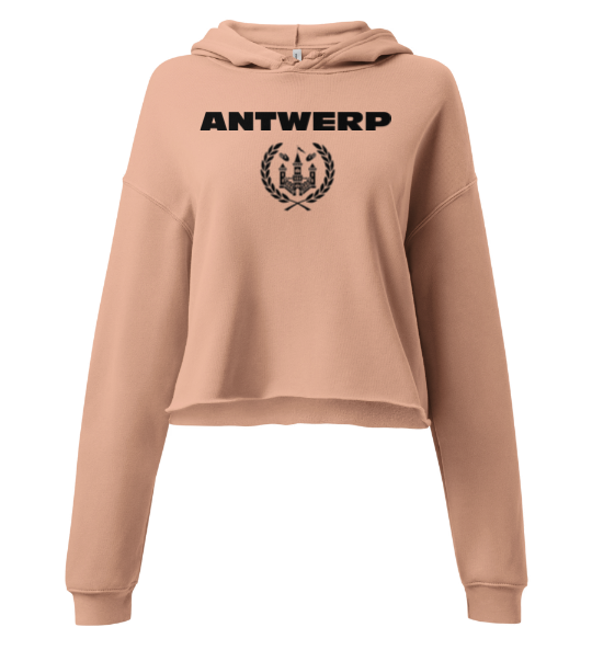 Antwerp Cropped Hoodie Shield