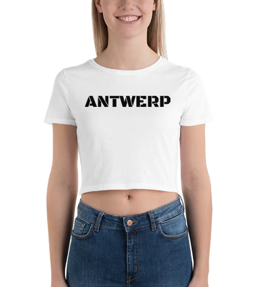 Antwerp Cropped T-shirt Stone