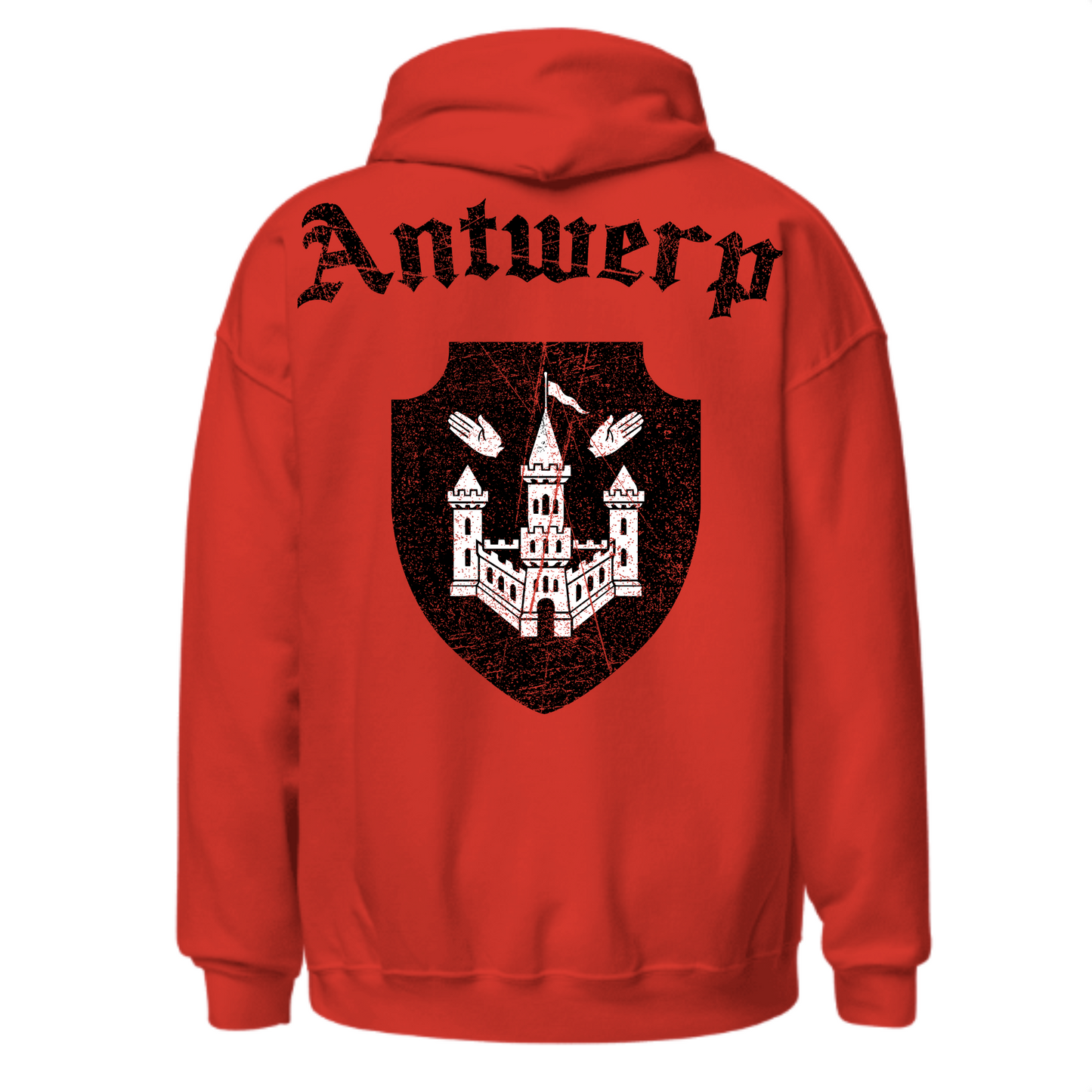 Antwerp Oversized Hoodie "Antwerpiaga" ( Embroidered Front ) Kids