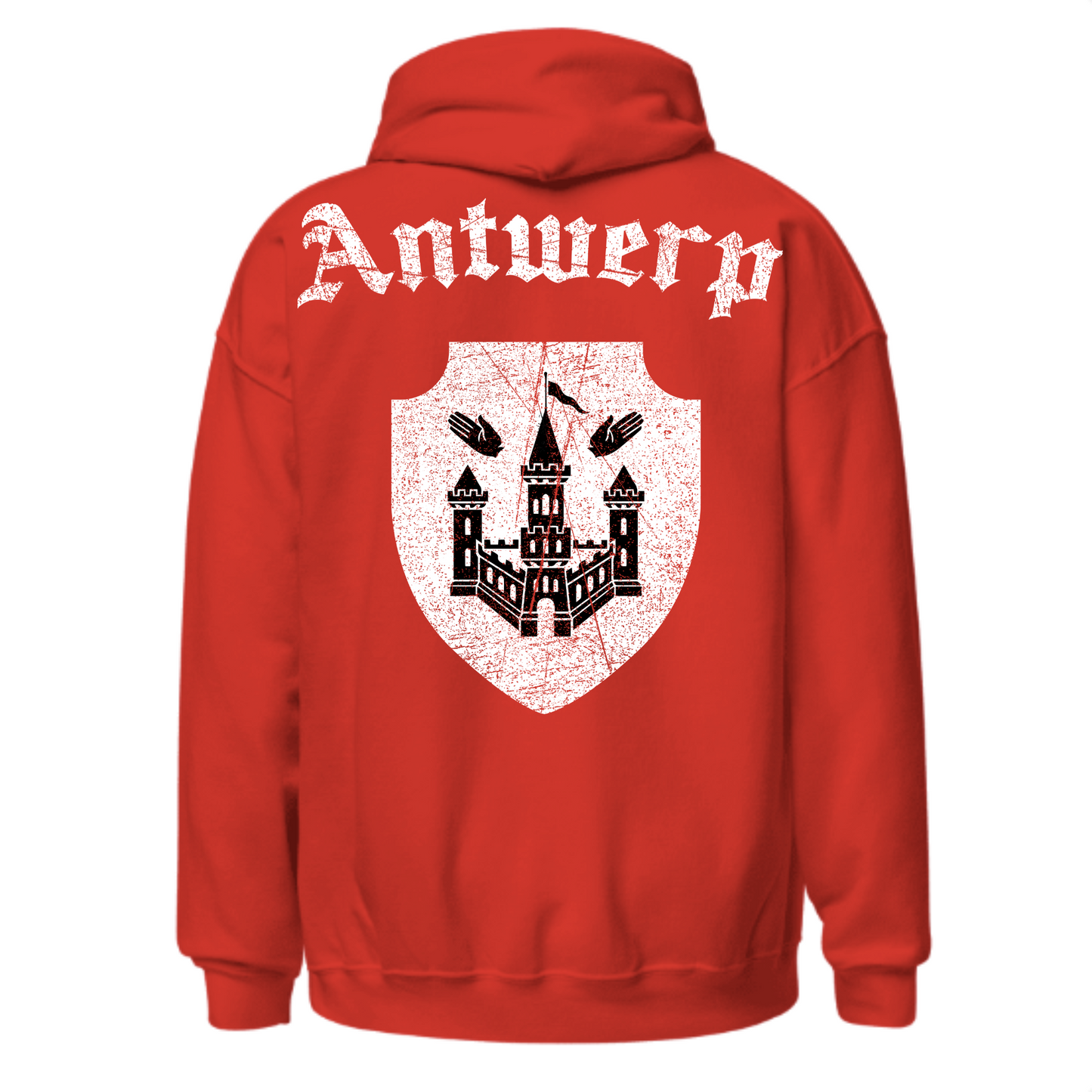 Antwerp Oversized Hoodie "Antwerpiaga" ( Embroidered Front )