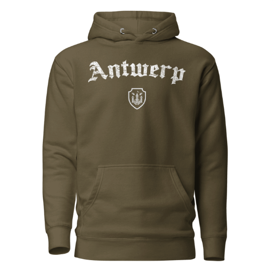 Antwerp Hoodie "Del Pie Ro" ( Embroidered Front )