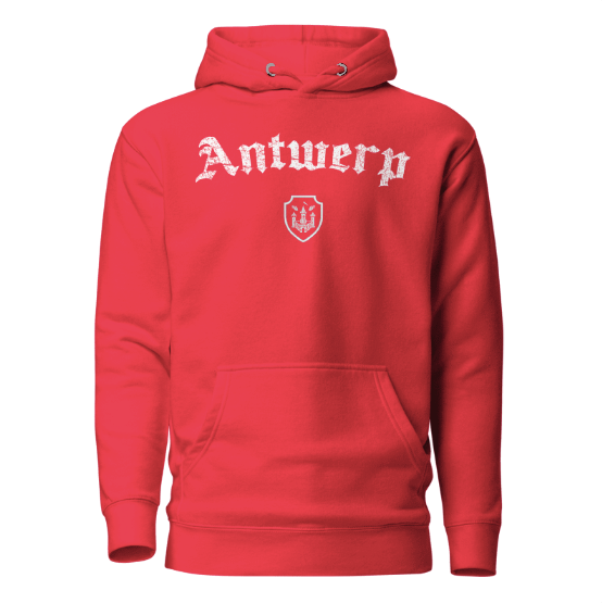 Antwerp Hoodie "Del Pie Ro" ( Embroidered Front )