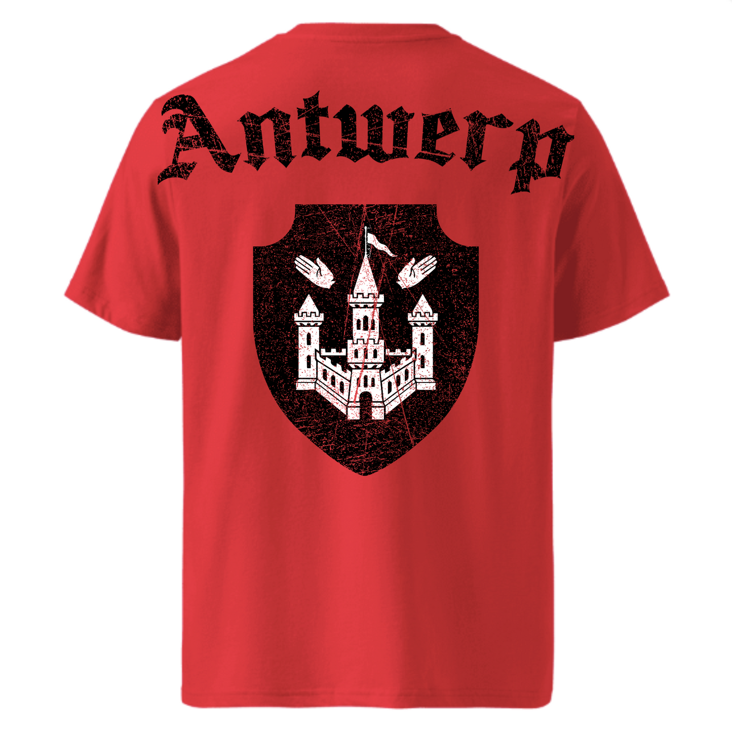 Antwerp Oversized T-shirt "Antwerpiaga" ( Embroidered front )