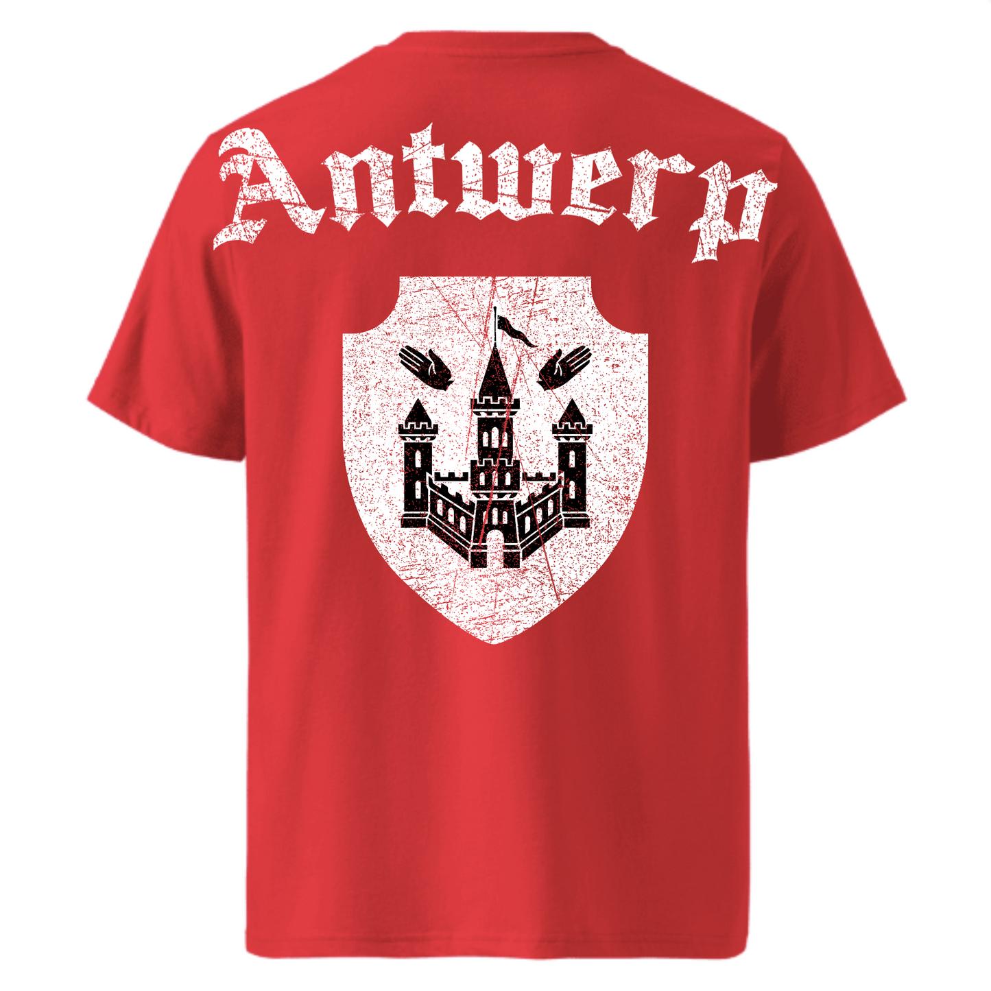 Antwerp Oversized T-shirt "Antwerpiaga" ( Embroidered front )