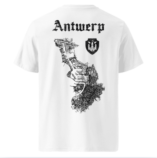 Antwerp Oversized T-shirt "Map"