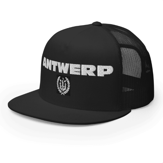 Antwerp Cap Panel Shield black & white