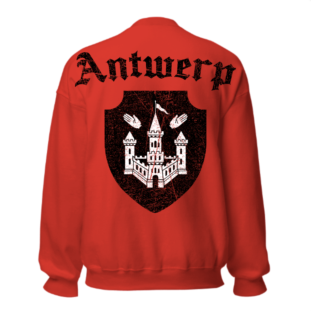 Antwerp Oversized Sweater "Antwerpiaga" ( Embroidered Front )