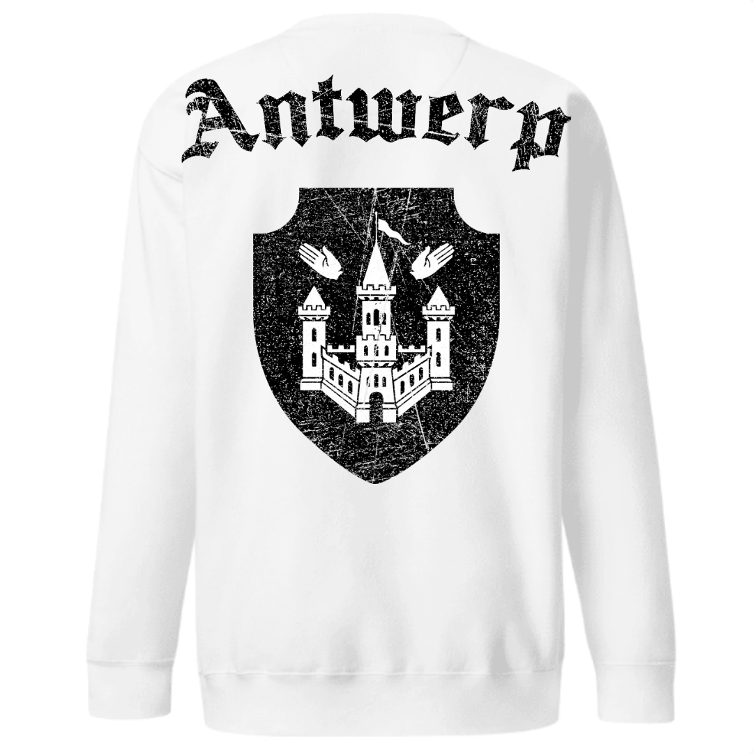 Antwerp Oversized Sweater "Antwerpiaga" ( Embroidered Front )