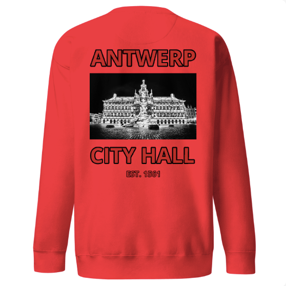Antwerp Sweater "City Hall" ( Embroidered Front )