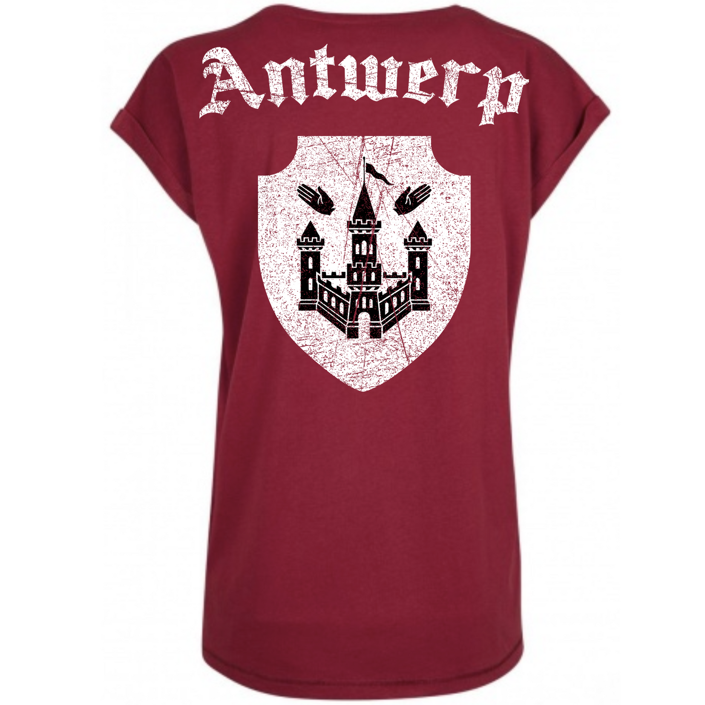 Antwerp Women's T-shirt "Antwerpiaga" ( Embroidered Front )