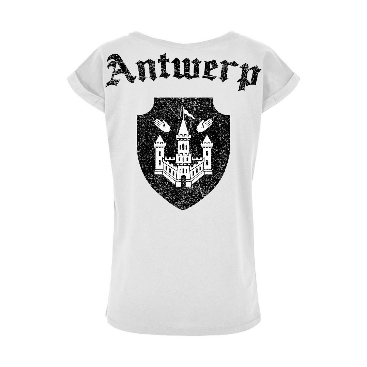 Antwerp Women's T-shirt "Antwerpiaga" ( Embroidered Front )