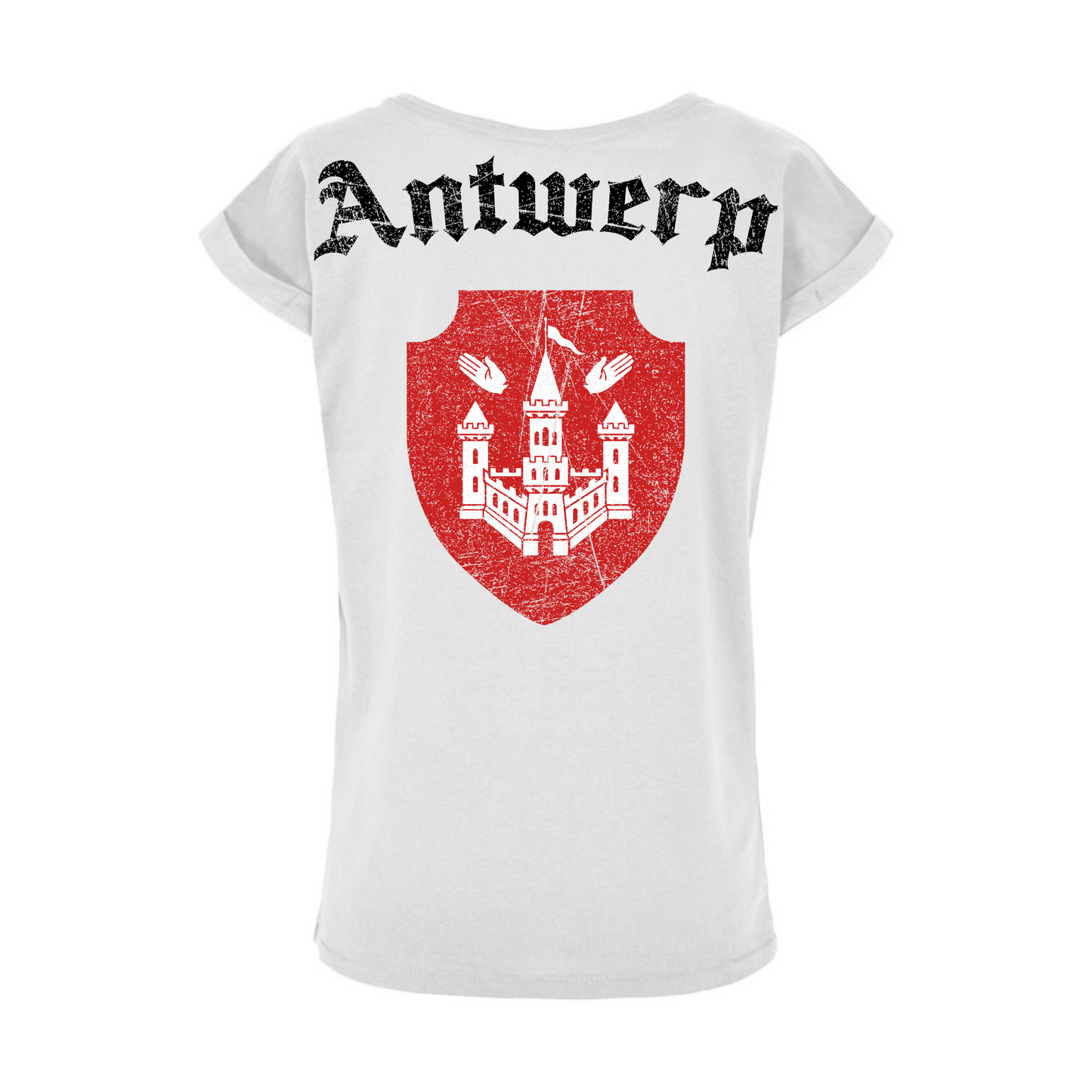 Antwerp Women's T-shirt "Antwerpiaga" ( Embroidered Front )