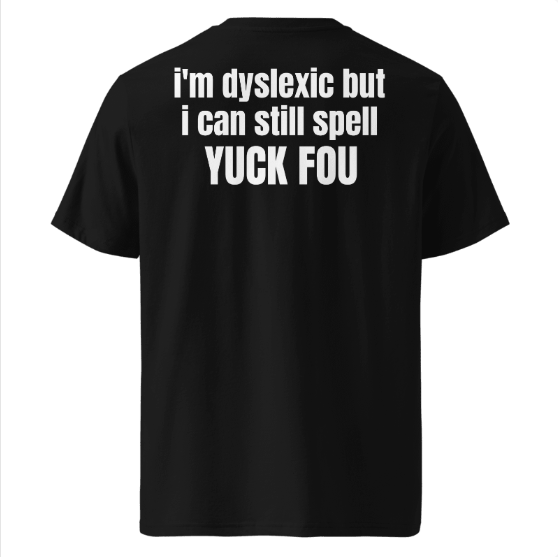 Festival Oversized T-shirt "Dyslexic"