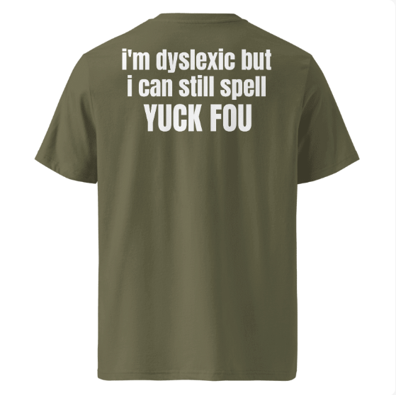 Festival Oversized T-shirt "Dyslexic"