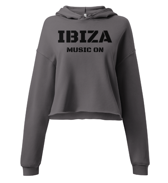 Ibiza Cropped Hoodie Music Kids