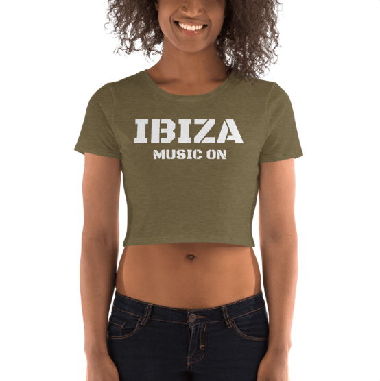 Ibiza Cropped T-shirt Music