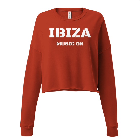 Ibiza Cropped Sweater Music Kids