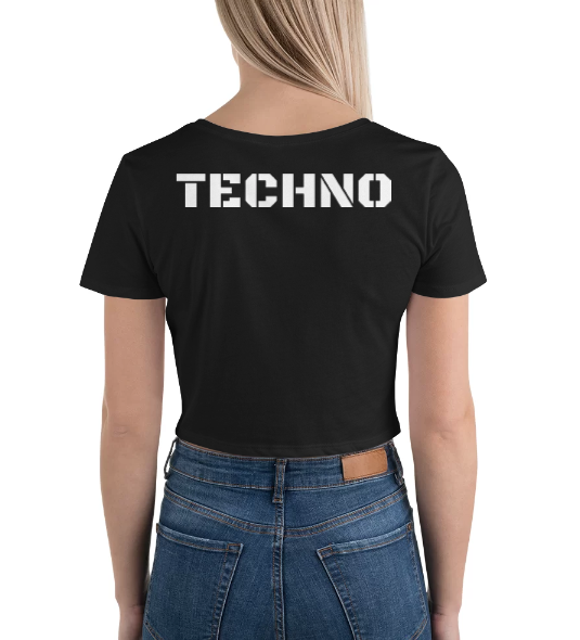 Techno Cropped T-shirt Horizon