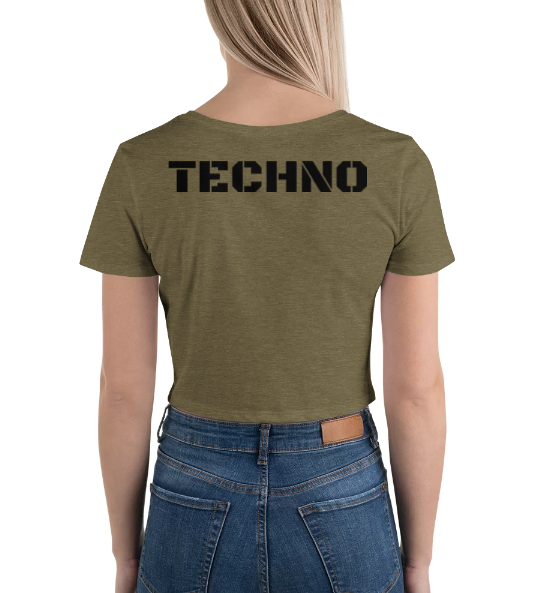 Techno Cropped T-shirt Horizon