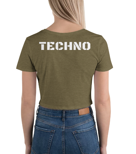Techno Cropped T-shirt Horizon