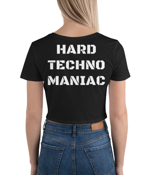 Techno Cropped T-shirt Maniac