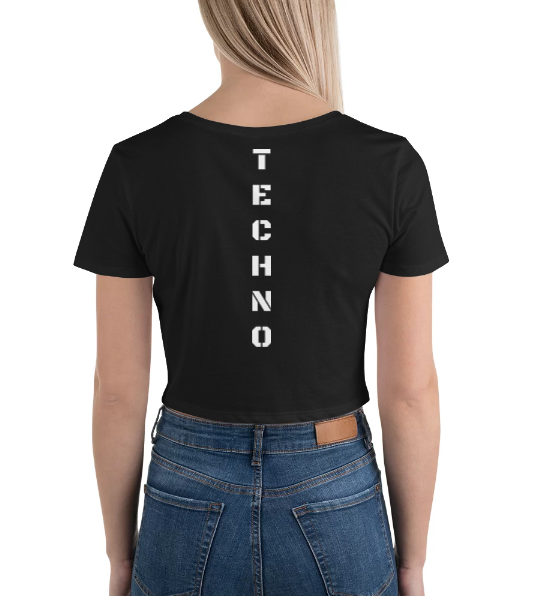 Techno Cropped T-shirt Vertigo