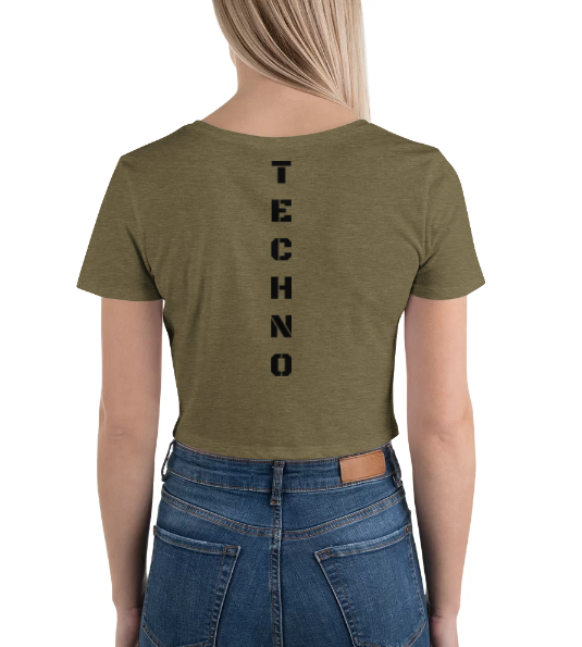 Techno Cropped T-shirt Vertigo